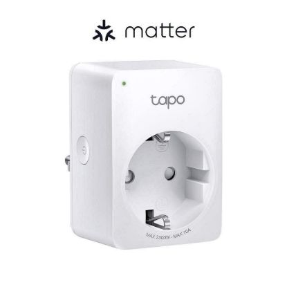 Obrázek TP- Link Tapo P100M(EU) chytrá WiFi mini zásuvka (2300 W, 10A, 2, 4 GHz, BT)