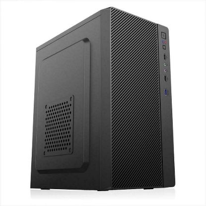 Obrázek 1stCOOL skříň STEP 4, micro tower, AU, USB 3.0, bez zdroje, černá