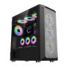 Obrázek 1stCOOL skříň Wind Storm Black MiddleTower, AU, USB3.0, bez zdroje, černá