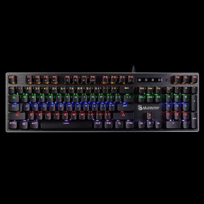 Obrázek A4tech Bloody Klávesnice B760, herní klávesnice, mechanická, drátová, Black Switch, CZ/ SK, Černá