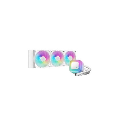 Obrázek DEEPCOOL Vodní chladič LE360 WH V2, ARGB, 3 x 120mm, AM5, LGA1851, bílá