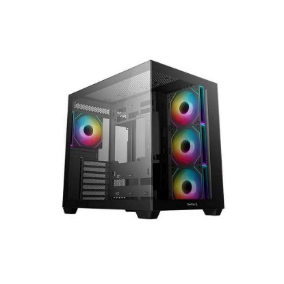 Obrázek DEEPCOOL Case CG530 4F, ATX, Průhledná bočnice, černá