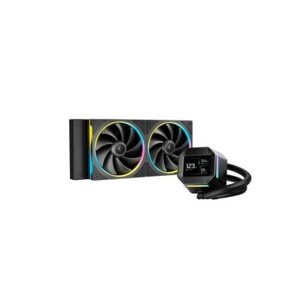 Obrázek DEEPCOOL Vodní chladič LM240, ARGB, 2x 120mm, AM5, LGA1851, černá