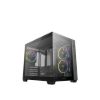 Obrázek DEEPCOOL Case CG330 3F, mATX, Průhledná bočnice, 3 x 120mm ARGB Fan, černá