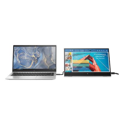 Obrázek HP LCD EliteDisplay E14 G4 přenosný 2x USB- C monitor 14" (IPS, 1920 x 1080, 16: 9, 400 NITS, 800: 1, 5 ms, 2x USB- C)