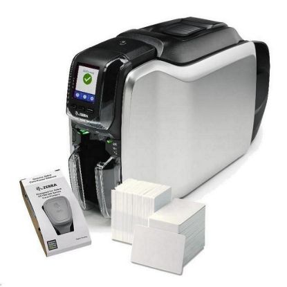 Obrázek Zebra ZC300, 12 dots/ mm (300 dpi), USB, Ethernet, display, CardStudio