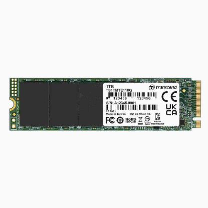 Obrázek TRANSCEND SSD 110Q 1 TB, M.2 2280, PCIe Gen3 x 4, NVMe, M- Key, QLC, DRAM- less