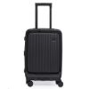 Obrázek ACER Barcelona luggage 20", černý, pevný cestovní kufr, materiál: 100% recyklovaný PET, TSA kombinační zámek