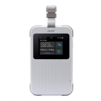 Obrázek ACER Router Connect Enduro M6E, 5G, LTE, 2.4" touch display, Wifi, NFC, USB- C, 2.4GHz, 8000mAh, White