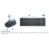 Obrázek DELL Multi- Device Wireless Keyboard and Mouse - KM7120 W - US International (QWERTY)