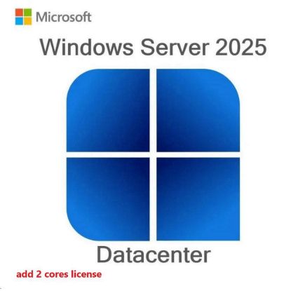 Obrázek DELL_ROK_ADD_Microsoft_WS_Datacenter_2025 / 2022_add license 2 CORE Kit