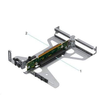 Obrázek DELL Riser Config 2 Butterfly Gen4 Riser (x8/ x8) PowerEdge R360 CK