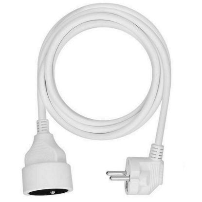 Obrázek Solight prodlužovací přívod - spojka, 1 zásuvka, 3m, 3 x 1mm2, bílá