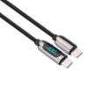 Obrázek Solight USB- C kabel s displejem, USB- C konektor - USB- C konektor, 100 W, 1m