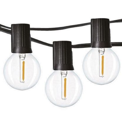 Obrázek Solight LED venkovní řetěz s žárovkami, 25 žárovek, 15m+5m, 20 W, teplá bílá