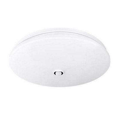Obrázek Solight LED stropní světlo PLAIN s PIR sensorem, 18 W, 1260lm, 3000K, kulaté, 33cm