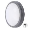 Obrázek Solight LED venkovní osvětlení se senzorem Siena, šedé, 20 W, 1500lm, 4000K, IP54, 23cm