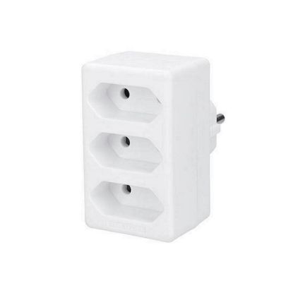 Obrázek Solight rozbočka, 3x 2, 5A, bílá