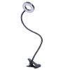 Obrázek Solight LED stmívatelná stolní lampička s klipem, 300lm, nastavitelná teplota světla, USB