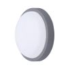 Obrázek Solight LED venkovní osvětlení kulaté, 13 W, 910lm, 4000K, IP54, 17cm, šedá barva