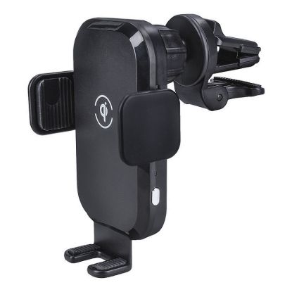 Obrázek Solight bezdrátová nabíječka do auta Qi 15 W s automatickým uchycením