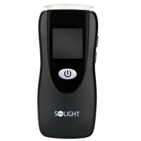 Obrázek Solight profesionální bezkontaktní alkohol tester, Fuel Cell, 0, 0 - 5, 0‰ BAC, citlivost 0, 08‰