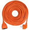 Obrázek Solight prodlužovací přívod - spojka, 1 zásuvka, 25m, 3 x 1, 5mm2, oranžová