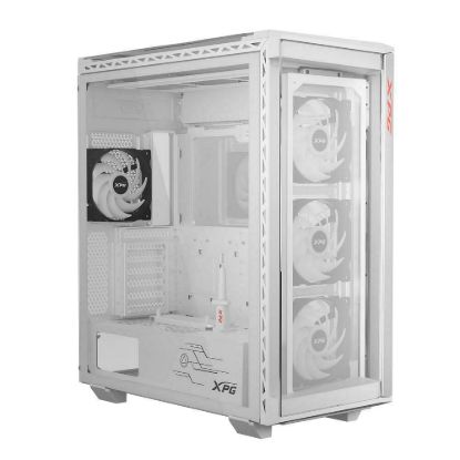 Obrázek ADATA XPG case BATTLECRUISER II Mid- Tower, bez zdroje, 4x 120mm ARGB Fan, Bílá