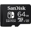 Obrázek SanDisk MIcroSDXC karta 64 GB for Nintendo Switch (R: 100/ W: 90 MB/ s, UHS- I, V30, U3, C10, A1) licensed Product