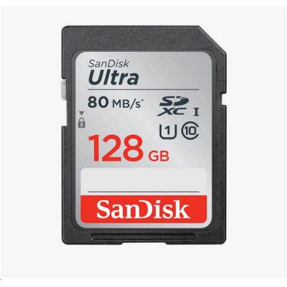 Obrázek SanDisk SDXC karta 128 GB Ultra (100MB/ s Class 10 UHS- I)