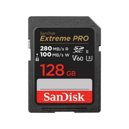 Obrázek SanDisk SDXC karta 128 GB Extreme PRO (280 MB/ s Class 10, UHS- II V60)