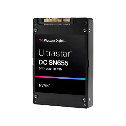 Obrázek WD Enterprise SSD 7.68 TB Ultrastar DC SN655, PCIe Gen4, (R: 6800, W: 2000MB/ s), RI- 1DW/ D BICS5 SE