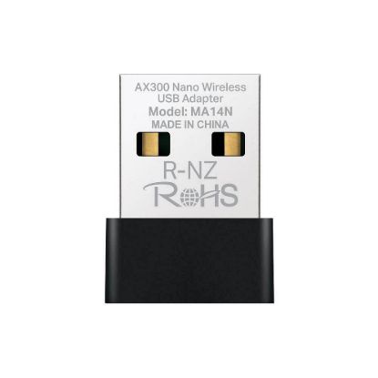 Obrázek MERCUSYS MA14N WiFi6 USB nano adapter (AX300, 2, 4GHz, USB2.0)