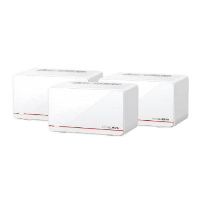 Obrázek MERCUSYS Halo H37BE(3- pack) WiFi7 Mesh (BE6500, 2, 4GHz/ 5GHz, 2 x 2, 5GbELAN/ WAN, 1xGbELAN/ WAN)