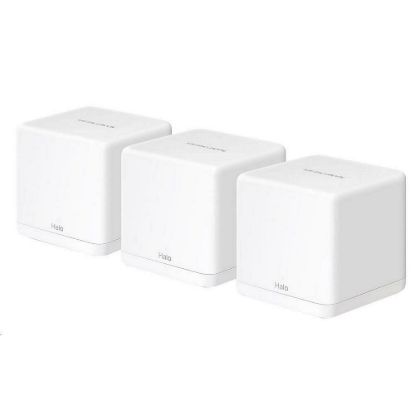 Obrázek MERCUSYS Halo H30G(3- pack) Aginet WiFi5 Mesh (AC1300, 2, 4GHz/ 5GHz, 2xGbELAN/ WAN)