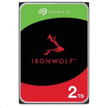 Obrázek SEAGATE HDD 2 TB IRONWOLF (NAS), 3.5", SATAIII, 5400 RPM, Cache 256MB