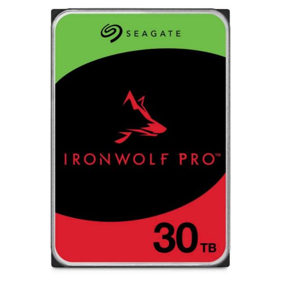 Obrázek SEAGATE HDD 30 TB IRONWOLF PRO, 3.5", SATA 6 Gb/ s, 7200 RPM, Cache 512MB