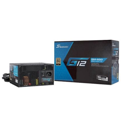 Obrázek SEASONIC zdroj 850 W G12- GM, 80+ Gold, 120mm
