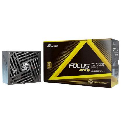 Obrázek SEASONIC zdroj 1000 W Focus GX- 1000, 80+ GOLD, ATX 3.1, PCIe 5.1