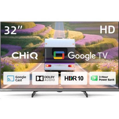 Obrázek CHiQ L32M9PD TV 32" Powerbank, HD, smart, Google TV, Dolby Audio, dbx- tv, HDR 10