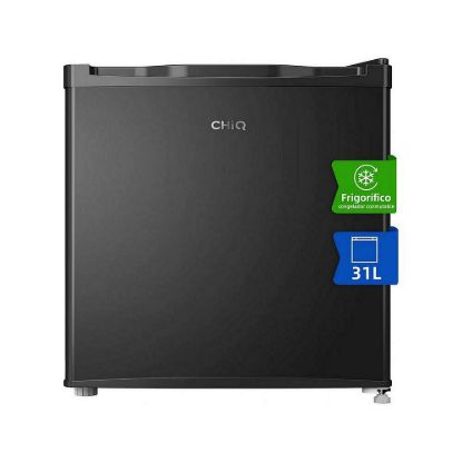 Obrázek CHiQ CSD31D4E minibar, 31 litrů, 2 přihrádky, - 24 °C až +10 °C, mrazák - lednice, 41 dB