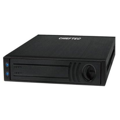 Obrázek CHIEFTEC ATM- 1322S- RD 1x 3, 5" bay for 2x 2, 5" HDD/ SDD, RAID converter, SATA Backplane