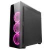 Obrázek CHIEFTEC skříň Miditower Gaming SCORPION II Black, 2 x USB 3.0/ 1x USB 2.0, bez zdroje