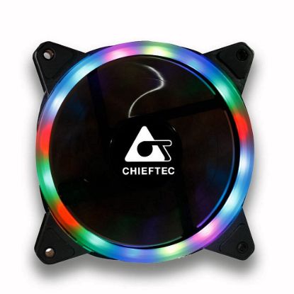 Obrázek CHIEFTEC oboustranný prstencový větrák AF- 12RGB s 6 pinovým konektor pro modely GL/ GP