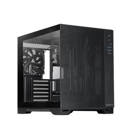 Obrázek CHIEFTEC skříň VISIO AIR, ATX, 1x USB- C 3.2, 2x USB 3.0, 3x 140mm Fan, černá