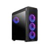 Obrázek CHIEFTEC skříň SCORPION 4, ATX, 1x USB- C 3.2, 2x USB 3.1, 4x 120mm ARGB Fan, ARGB Hub, černá