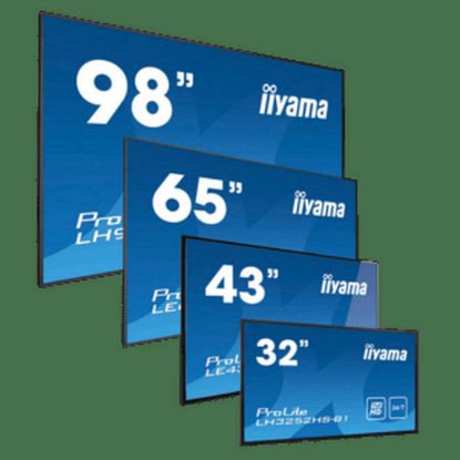 Obrázek iiyama ProLite LH5575UHS- B1AG, 139cm (55''), 4K, USB, RS232, Ethernet, Wi- Fi, Android, kit (RS232), black