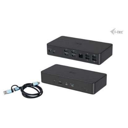 Obrázek i- tec USB 3.0/ USB- C/ Thunderbolt 3 Professional Dual 4K Display Dock.st. Gen2, PD 100 W