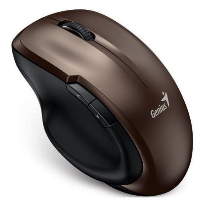 Obrázek GENIUS myš Ergo 8200S/ 1200 dpi/ bezdrátová/ Chocolate/ 5- tlačítková