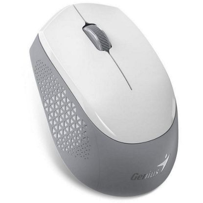 Obrázek GENIUS myš NX- 8000S BT/ duální Bluetooth + 2, 4GHz/ 1200 dpi/ bezdrátová/ tichá/ bílošedá